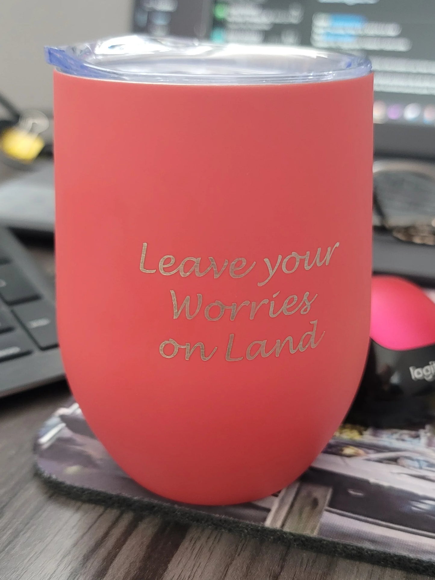 Stainless Steel Wine Tumbler 12oz