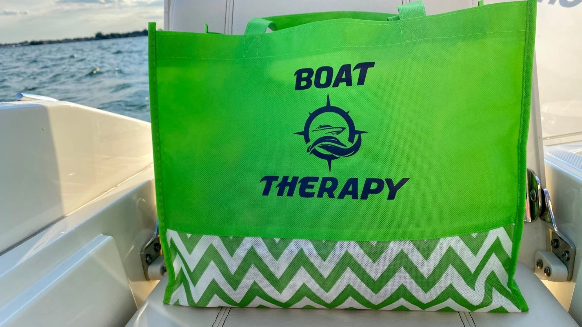 ZigZag Non-Woven Tote Bag